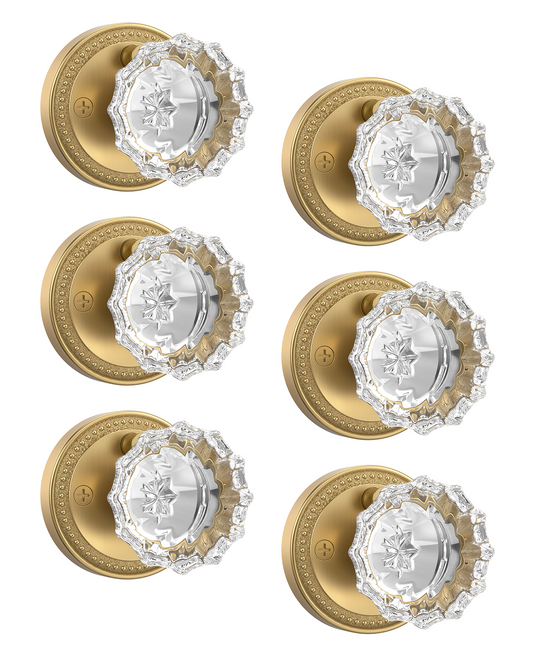 Elegance Crystal Door Knob 12-216