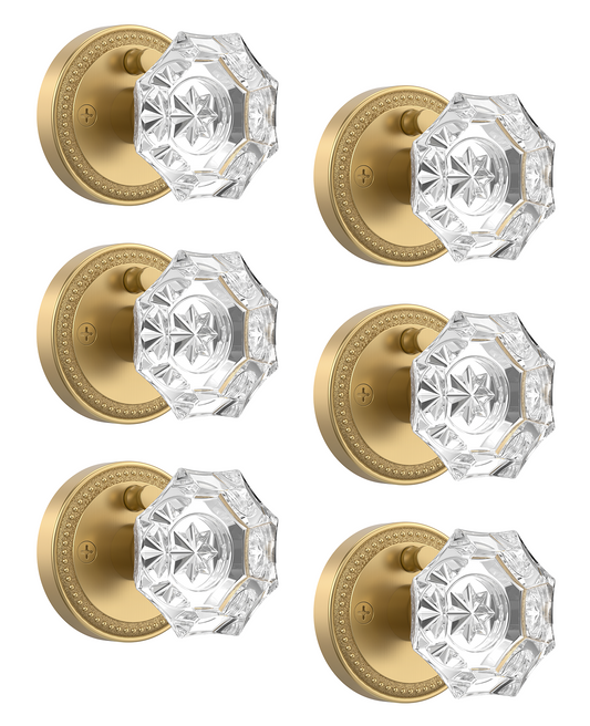 Elegance Crystal Door Knob 12-216