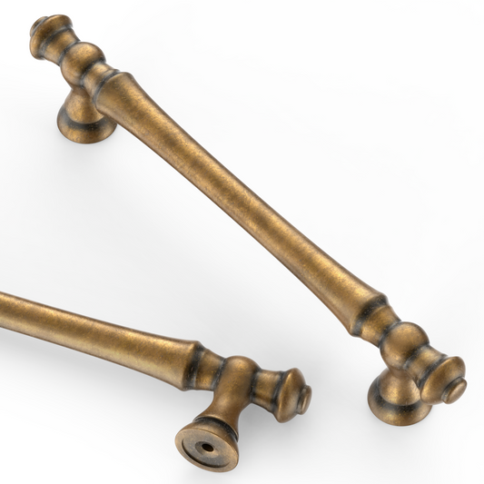 Asidrama 3768 Antique Brass 10 Pack Kitchen Cabinet Pulls