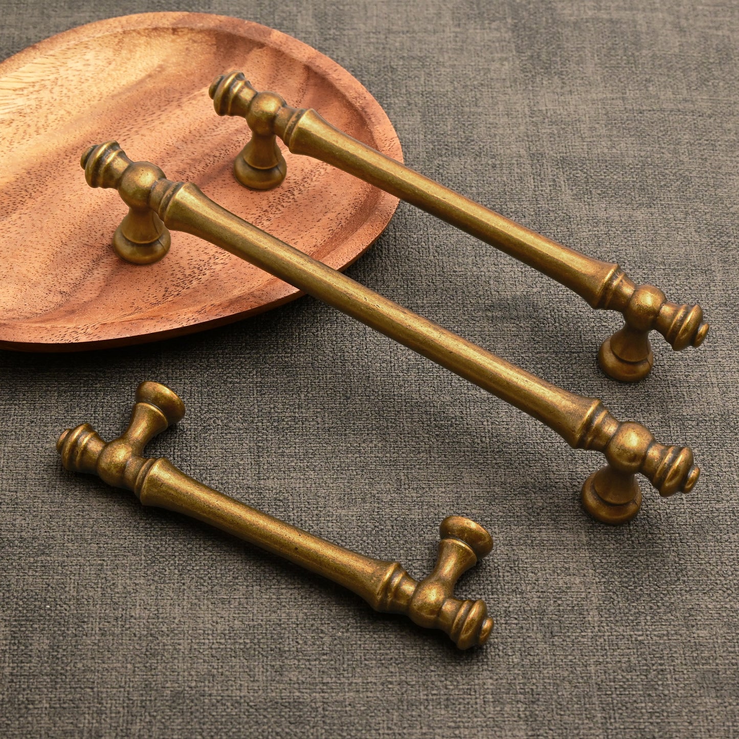 Asidrama 3768 Antique Brass 10 Pack Kitchen Cabinet Pulls