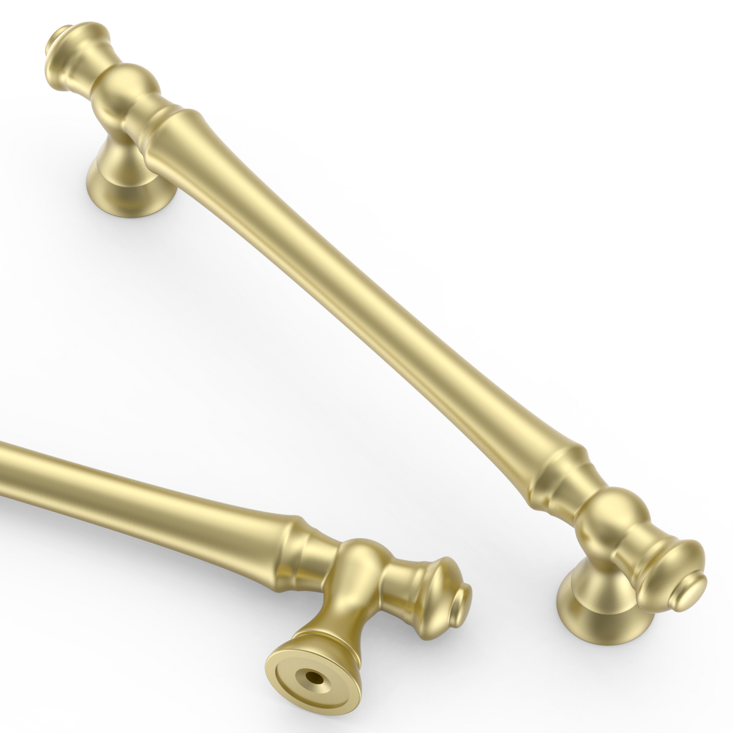 Asidrama 3768 Brushed Brass 10 Pack Kitchen Cabinet Pulls