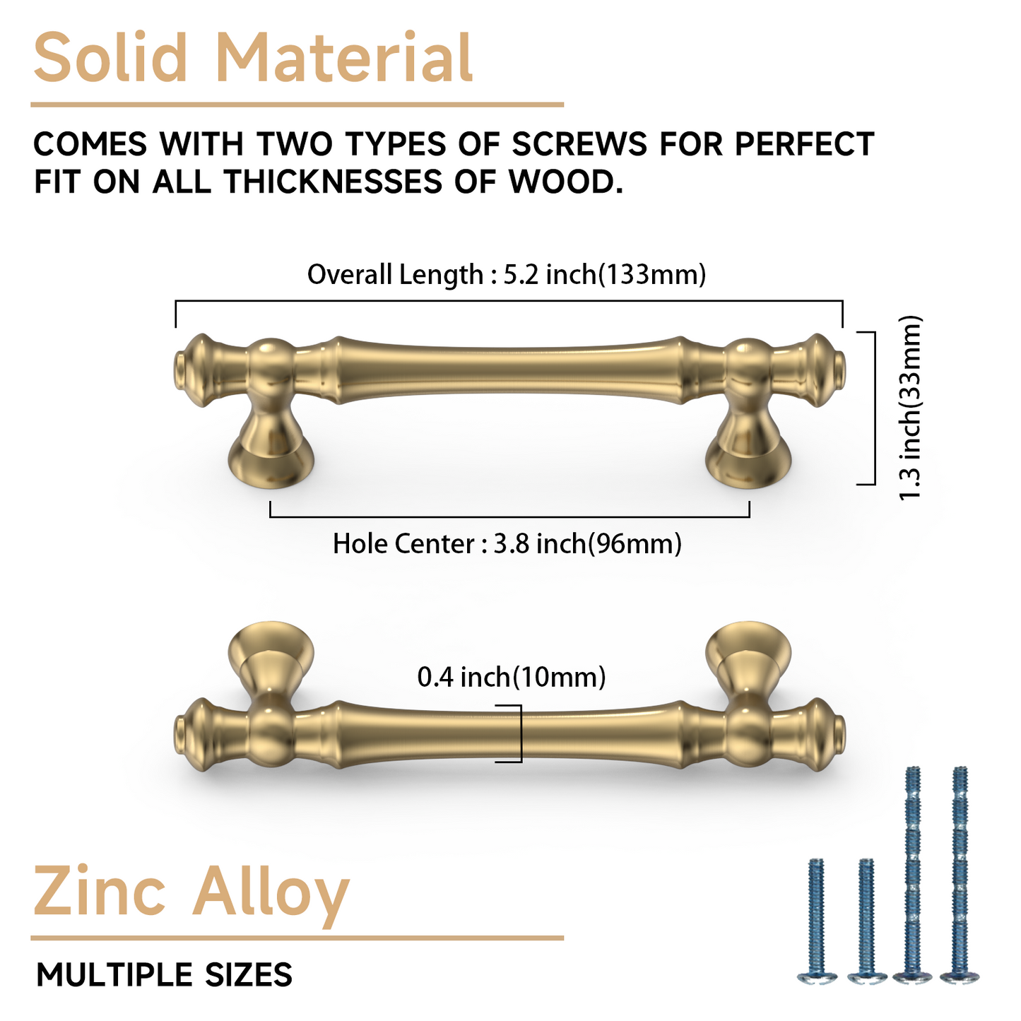 Asidrama 3768 Oil Rubbed Bronze 10 Pack Kitchen Cabinet Pulls