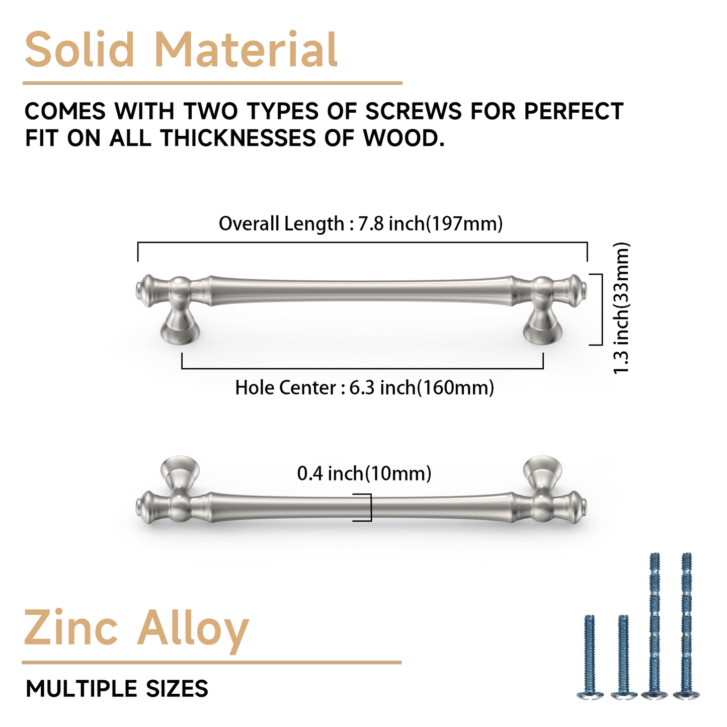 Asidrama 3768 Oil Rubbed Bronze 10 Pack Kitchen Cabinet Pulls