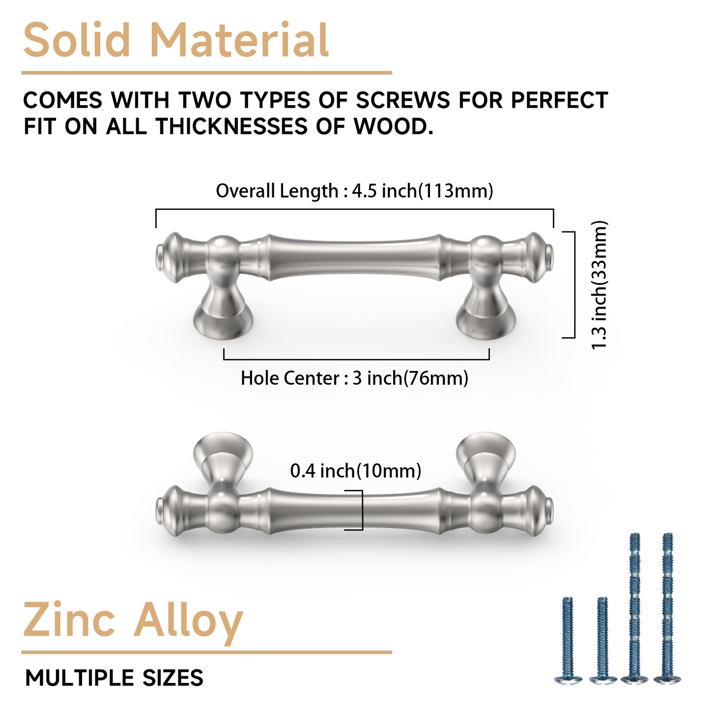 Asidrama 3768 Oil Rubbed Bronze 10 Pack Kitchen Cabinet Pulls