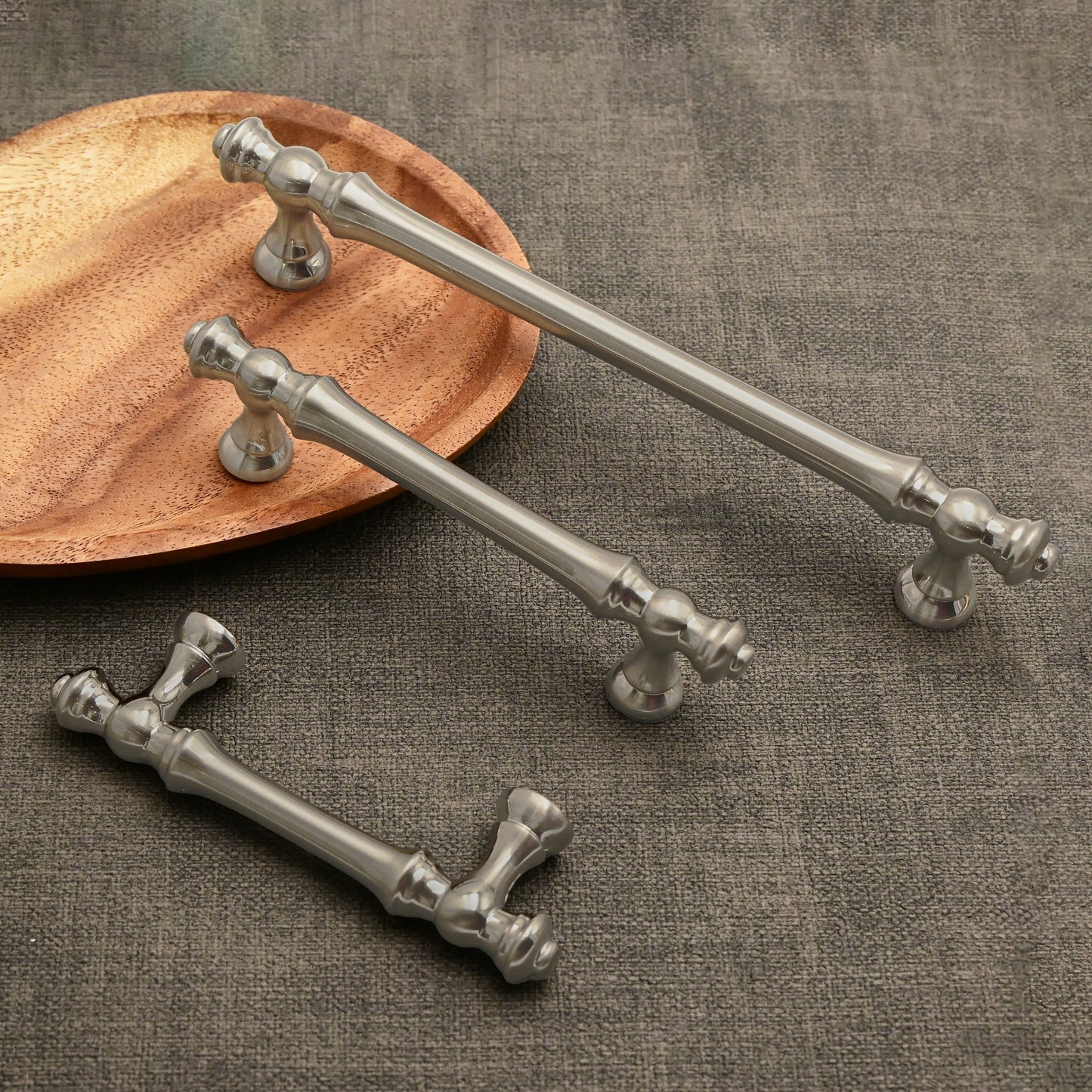 Asidrama 3768 Brushed Satin Nickel 10 Pack Kitchen Cabinet Pulls