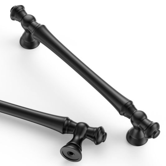 Asidrama 3768 Matte Black 10 Pack Kitchen Cabinet Pulls