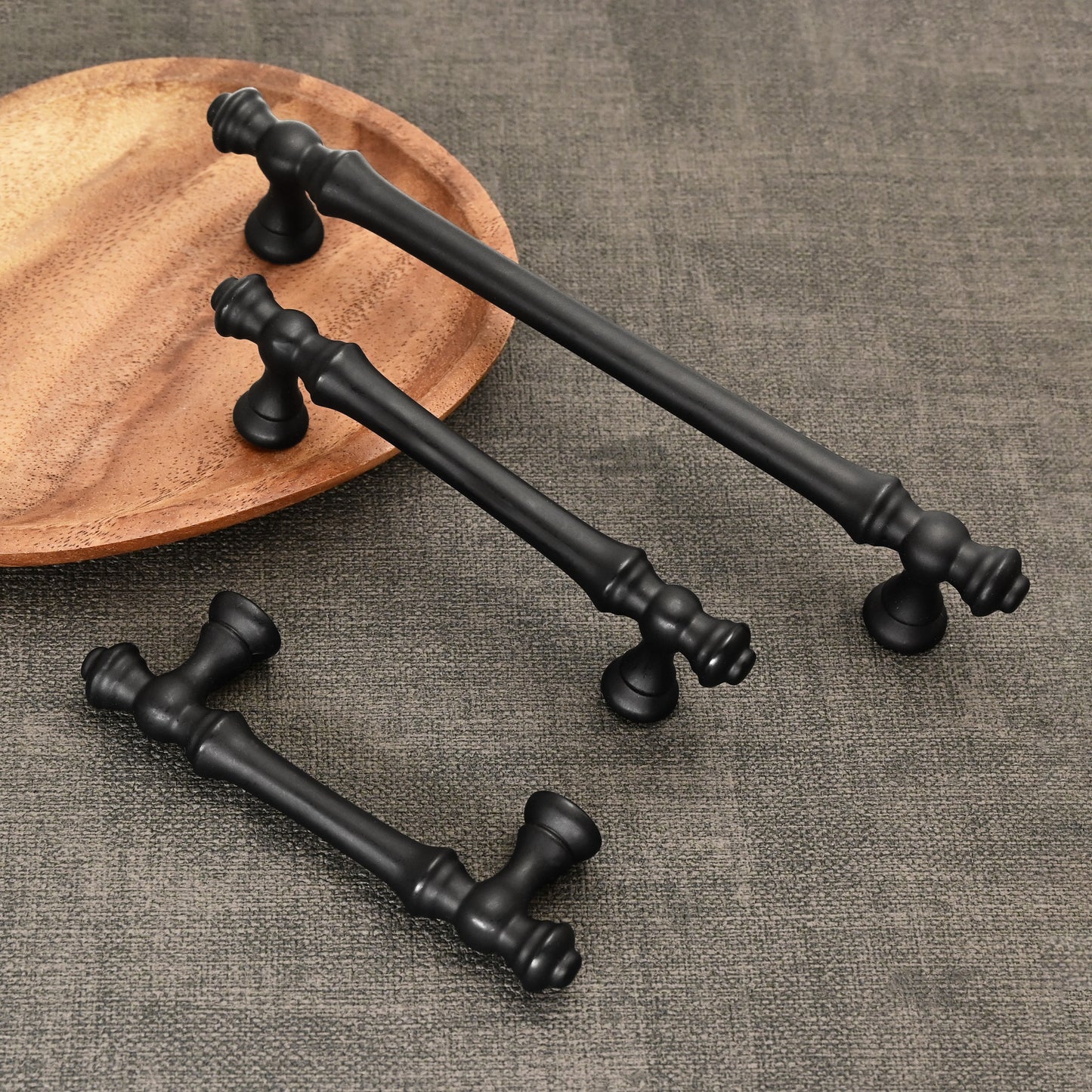 Asidrama 3768 Matte Black 10 Pack Kitchen Cabinet Pulls