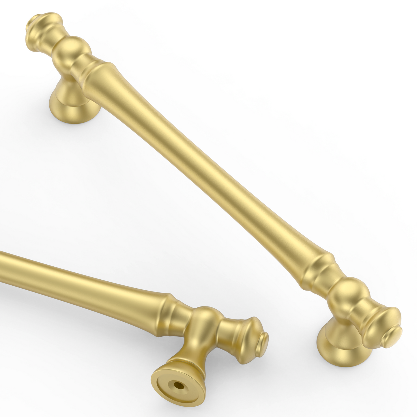 Asidrama 3768 Brushed Gold 10 Pack Kitchen Cabinet Pulls