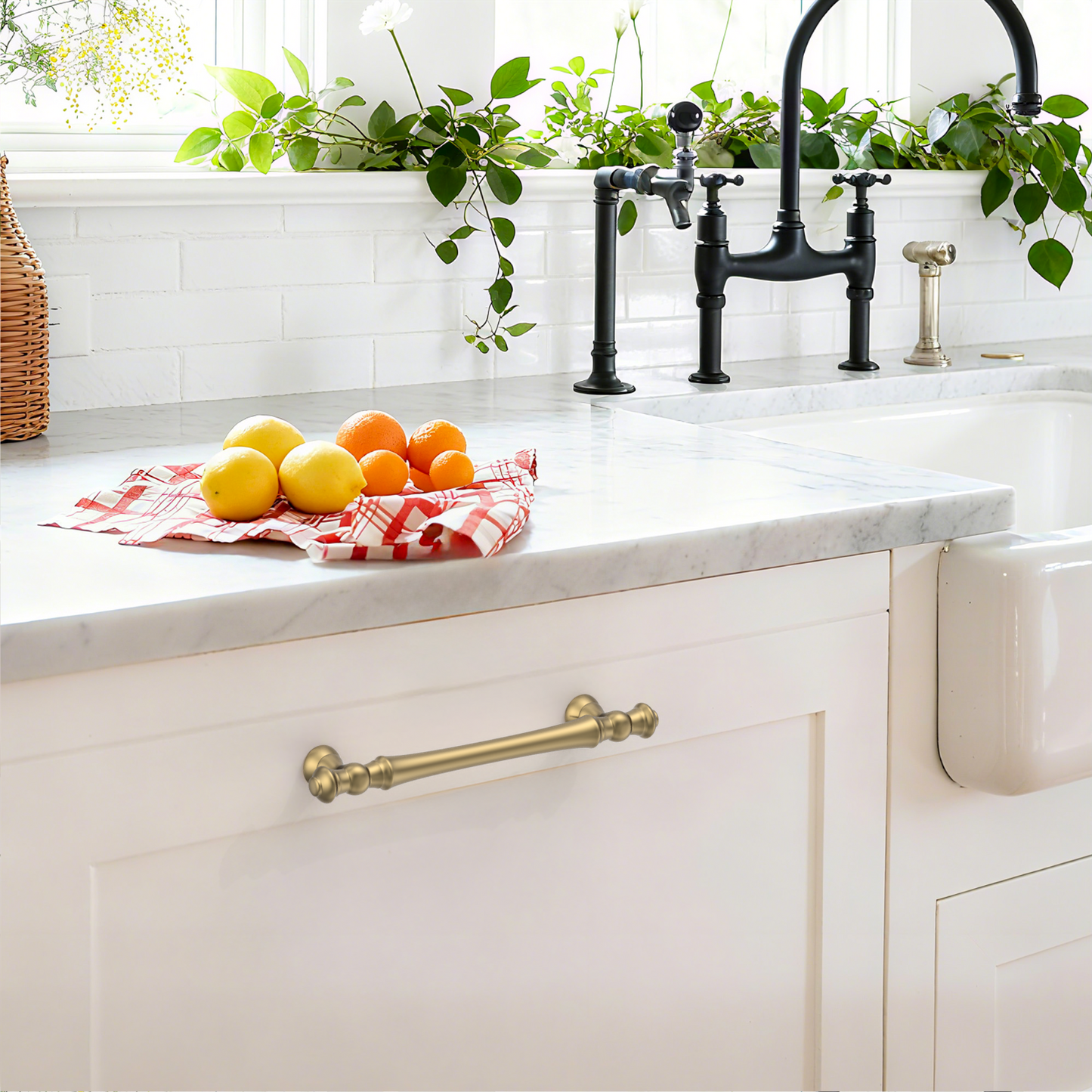 Asidrama 3768 Champagne Bronze 10 Pack Kitchen Cabinet Pulls